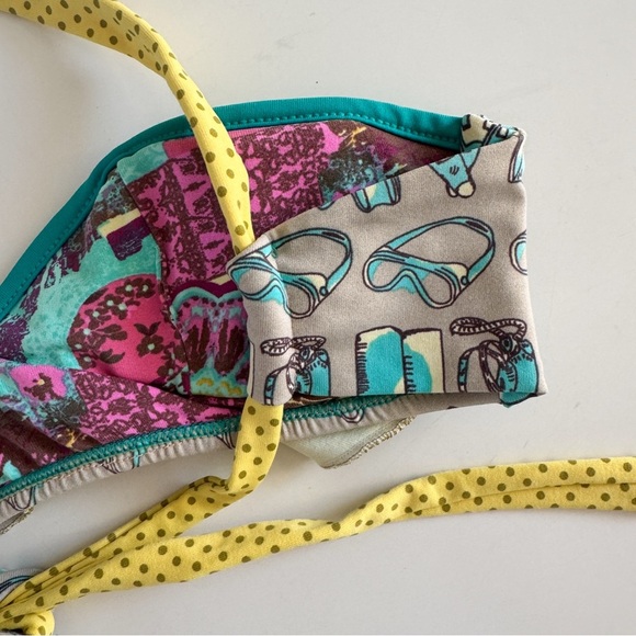 New! MAAJI • Bias Splash Bikini Top - Picture 7 of 14